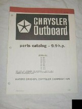 Chrysler Outboard Parts Catalog 9.9 HP - £9.07 GBP