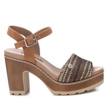 Xti women&#39;s heeled platform sandals in Medium Brown - £63.48 GBP