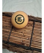 Brunswick Centennial Striped # 15 Pool Billiard Pocket Ball Replacement Vtg - $374.94 MXN
