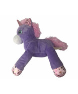 Dan Dee Collector&#39;s Choice Unicorn 12” Plush Stuffed Animal Purple Pink ... - £7.08 GBP
