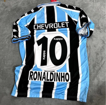 10 Maglia a maniche corte Ronaldinho, Maglia vintage Gremio, Maglia cort... - €56,01 EUR