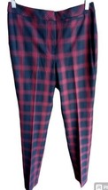 New J. Jill Pants Size 8T Premium Bi-Stretch Black and Red Plaid - $23.76