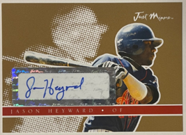 Jason Heyward signed 2008 Just Minors Preview Gold Edition Rookie Card (RC) #JAP - £31.93 GBP