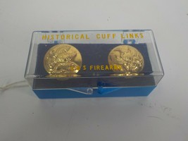 US Civil War Eagle Button Style Historical Cuff Links S&amp;S Firearms - £11.99 GBP