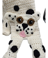 Dalmatian Dalmation Breed Puppy Dog White &amp; Black Scarf Crochet Handmade... - €39,39 EUR