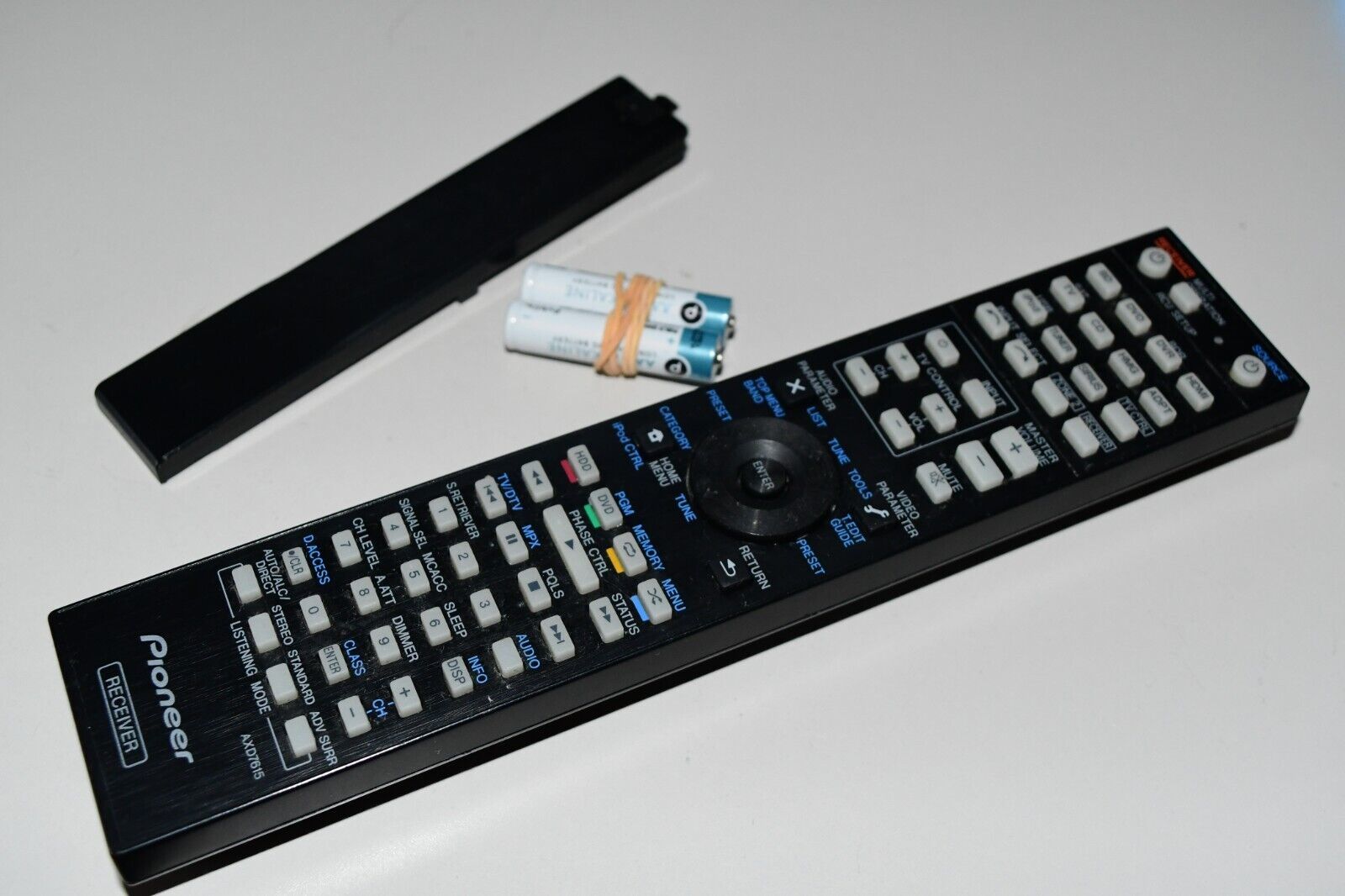 Pioneer axd7615 Genuine remote for VSX-51 Elite VSX1021K Tested w batteries  			