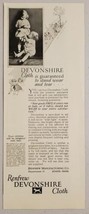 1926 Print Ad Devonshire Cloth Toddlers in Clothes Renfrew Mfg Adams,MA - £9.25 GBP