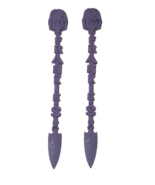 (2) TIKI Violet Swizzle Sticks Tiki Bar Frankie&#39;s Tiki Room Las Vegas Ne... - $16.81 CAD
