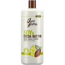 QUEEN HELENE Hand &amp; Body Lotion, Soy &amp; Cocoa Butter 32 oz - £35.83 GBP