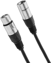 XLR Microphone Cable for Speaker or PA System, All Copper Conductors, 6M... - £9.83 GBP