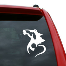 Horse with Heart Vinyl Decal | Color: White | 5&quot; tall - £3.93 GBP