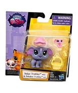 Littlest Pet Shop Figure Indigo Trunkley 113 Elephant 112 Pinkaboo New C... - $46.48