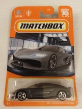 Matchbox 2023 #45 Dark Silver 2021 Koenigsegg Gemera MBX Showroom Series MOC - £11.79 GBP