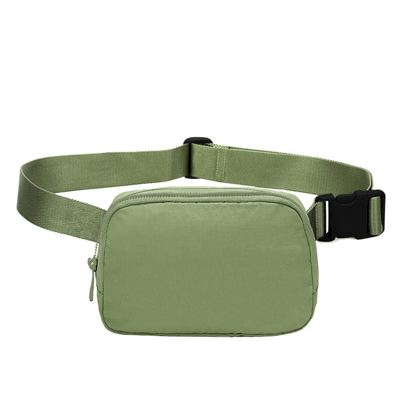 LULU Nylon Small Fanny Pack Women Casual Simple Waist Bags Outdoor  Gym Bag Fash - £63.29 GBP