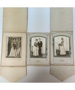 (3) Vintage 1940s/50s Chicago European-American Bride &amp; Groom B&amp;W Weddin... - $569.36 MXN