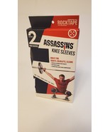 RockTape Assassins 7mm Knee Sleeves Black Small Training Weightlifting Sz S - $34.99