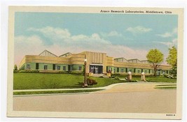 Armco Research Laboratories Linen Postcard Middletown Ohio  - $5.94