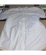 Brooks Brothers 346 Plaid Grid Polo Shirt Men&#39;s Neck Size 16, Original D... - $12.86