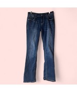 Grace Jeans Easy Fit Embroidered Studded Rhinestone Pockets Straight Leg... - $29.96