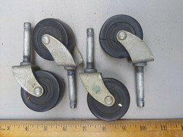 21PP75 SET OF 4 BEDFRAME WHEELS, GOOD CONDITION - £6.66 GBP