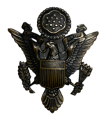 WWII, U.S. ARMY, VISOR, CAP, EAGLE, OVERSIZED, HALLMARKED GEMSCO N.Y. - $65.00