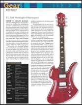 B.C. Rich Mockingbird Masterpiece electric guitar review article with specs - £3.17 GBP