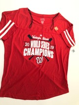 MLB Washington Nationals 2019 World Series Ladies Short Sleeve T-Shirt S... - $12.00