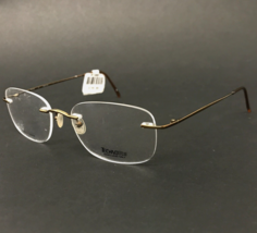 Technolite Eyeglasses Frames TLD 505 LT Latte Brown Square Rimless 52-19-140 - £48.17 GBP