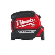 Milwaukee 48-22-0325 25 ft Compact Magnetic Tape Measure w/ 12 ft Standout - $35.99