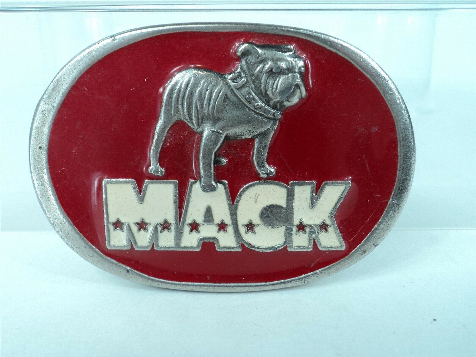 Vintage Mack Truck Bulldog Red Enamel Belt and 26 similar items
