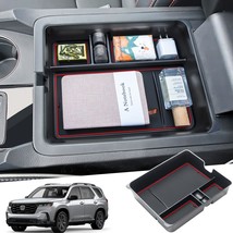 Center Console Organizer For 2023 2024 2025 Honda Pilot, 2024 2025, Red Trim - $33.99