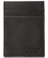 Bill Adler Belts Men&#39;s Crazy Horse Front-Pocket Wallet Black 100% Leathe... - £15.57 GBP