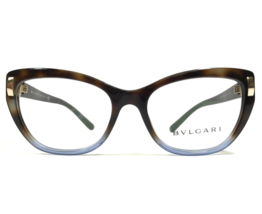 Bvlgari Eyeglasses Frames 4122 5363 Brown Tortoise Blue Fade Cat Eye 52-... - $168.08