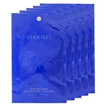KOSE SEKKISEI Clear Wellness Natural Drip Mask Lotion Mask 6Pcs / Set From Japan - £39.95 GBP