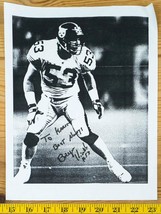 Bryan Hinkle Autograph Pittsburgh Steelers 1980&#39;s Photo 8x10 - $40.56