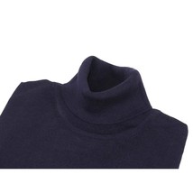 Men PRINCELY Italian Wool Blend Turtle Neck Pullover Slim 84001-80 Purple 120 image 3