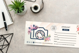 Photography Gift Certificate Template - £6.36 GBP