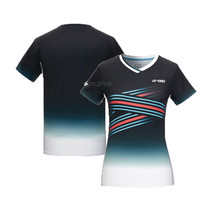 YONEX 23FW Women&#39;s Badminton T-Shirts Apparel Sportswear Indigo Blue 233TS002F - £47.65 GBP