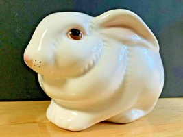Avon Ceramic Bunny Rabbit Decorative Planter Handcrafted In Brazil - £12.29 GBP