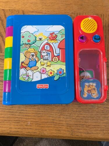 Fisher Price Book Electronic Toy-Rare Vintage-SHIPS N 24 HOURS - $59.28