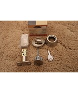 Design House 783589 Single Cylinder Deadbolt Satin Nickel - $21.65 CAD