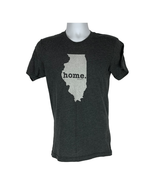 The Home. T Men&#39;s Illinois Graphic Short Sleeved Crew Neck T-Shirt Size ... - £18.45 GBP