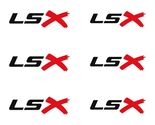 Brake caliper decals 6 pcs compatible with LS X - $17.99