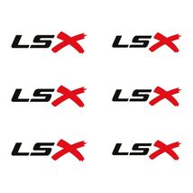 Brake caliper decals 6 pcs compatible with LS X - $17.99