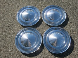 Factory 1962 1963 Mercury Medalist Meteor 14 inch hubcaps wheel covers - $41.73