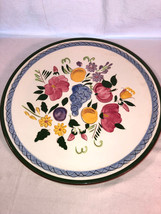 Stangl Fruit And Flowers 12 Inch Chop Plate Mint - £31.78 GBP