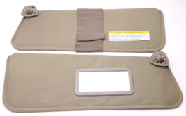 1994-1999 Silverado Sierra C1500 K1500 Sun Visors Tan Set LH RH Pair - $90.36