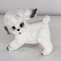 Josef Originals Poodle Puppy Dog White Fluffy Figurine - £22.66 GBP