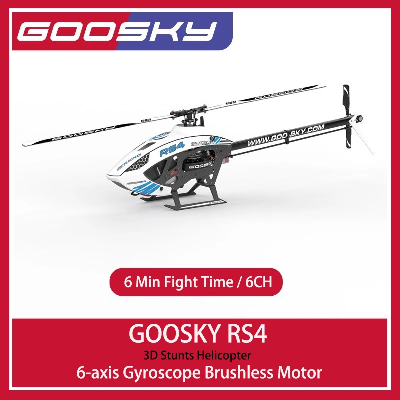 Goosky Rs4 Legend 6ch 3d Direct Drive Brushless Motor 380 Class Flybarle... - £827.87 GBP+