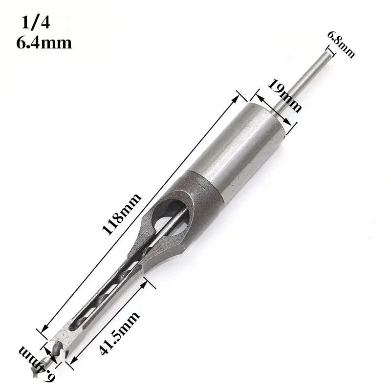 JUSTINLAU HSS Square hole drill wor Drill Tools Auger Mortising Chisel D... - $4,147.91 MXN